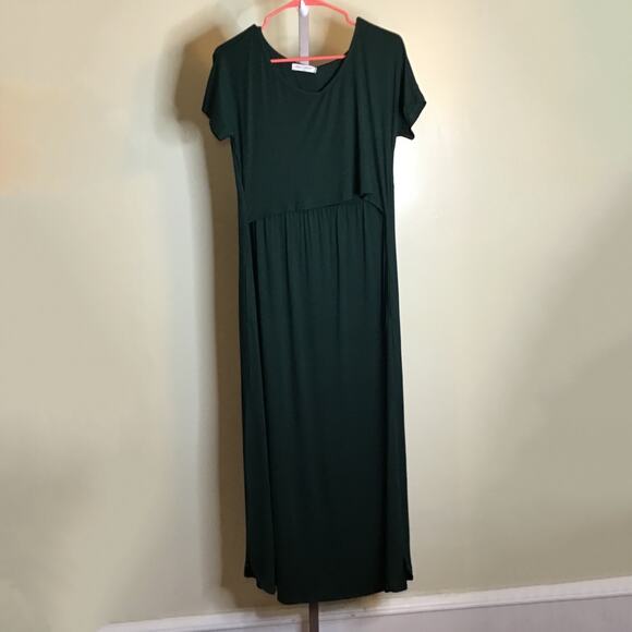 SmallShow Women’s Maternity/ Nursing Maxi Dress Sz. Small NWT - Picture 2 of 9